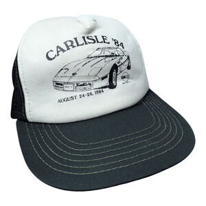 1984 Corvettes at Carlisle Trucker Snapback Hat